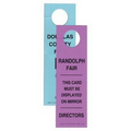 2-1/2"x8" Mirror Hanger Parking Pass